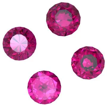 Round ruby Stock Photos