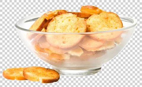 Round rusk Stock Photos