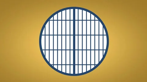 Round Screen Doorway Stock Footage 335640184