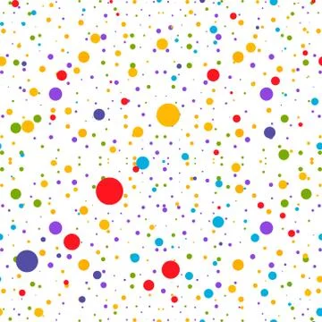 Round seamless pattern Stock Illustration