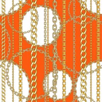 Round seamless pattern Stock Illustration