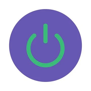 Round Sensor On Key Round Sticker Dynamic Button Illustrazione stock