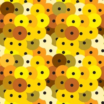 Round sequins seamless pattern bright background, golden metallic pink, gold  Stock Illustration