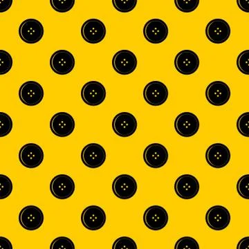 Round sewing button pattern vector Illustrazione stock