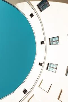 Round shape house Stock Photos