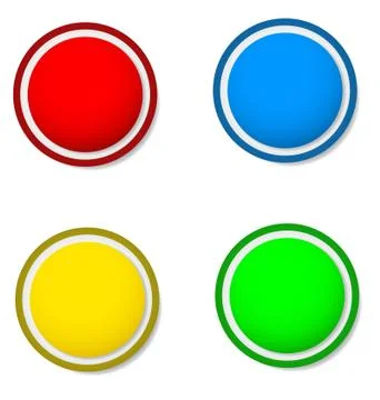 Round shape origami vector banner or button Illustrazione stock