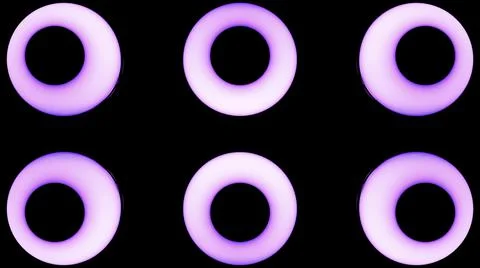 Round shaped flashing lights wall on a black background. Design. Abstract Stock Illustration