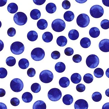 Round shapes, circles of drops, hand-drawn on a white background. Abstract Stock Illustration