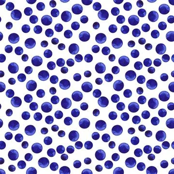 Round shapes, circles of drops, hand-drawn on a white background. Abstract Stock Illustration