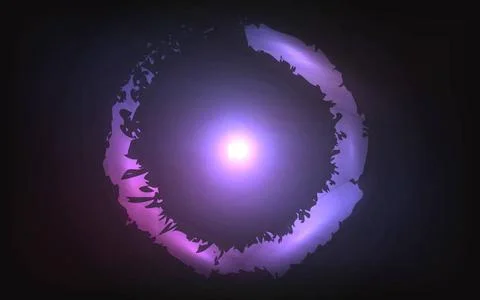 Round shiny frame background. Magic lights background Round shiny frame ba... Stock Photos