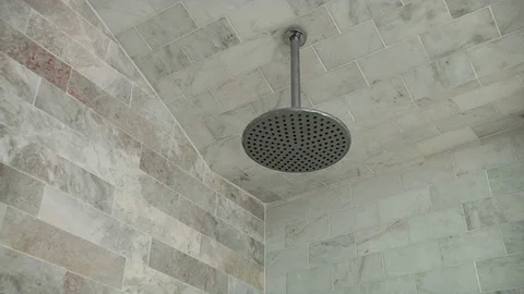 Round Shower Stock Footage 111498085