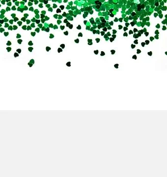Round silver frame or border of random scatter hearts. Design element for f.. Stock Photos