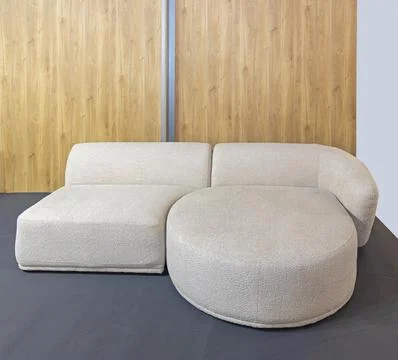 Round Sofa Home Interior Stock Photos