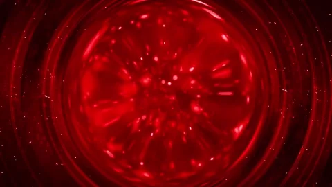 Round Sphere Hd Decoration Background Red loop Stock Footage 229455210