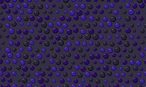 Round spotted pattern with abstract geometric circles. Ideal for seamless w.. Stock Illustration