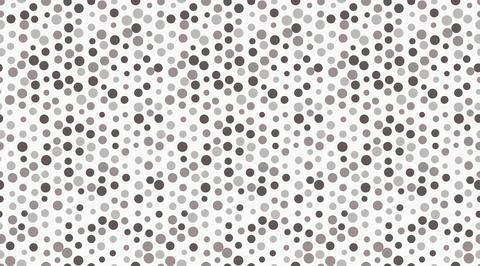 Round spotted pattern with abstract geometric circles. Ideal for seamless w.. Stock Illustration