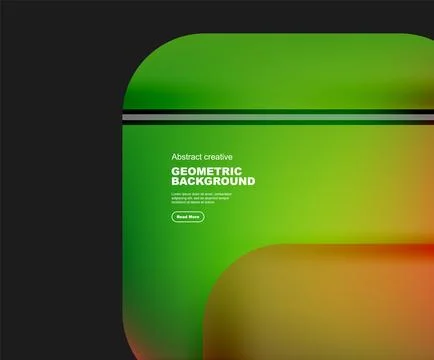 Round square geometric abstract background 스톡 일러스트