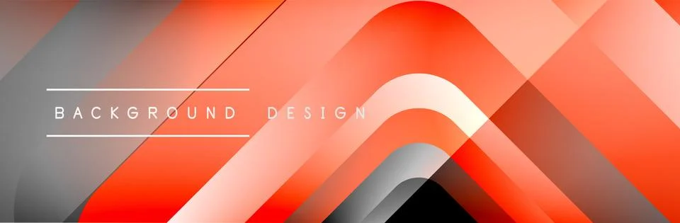 Round squares shapes composition geometric abstract background. Vector Stock Illustration