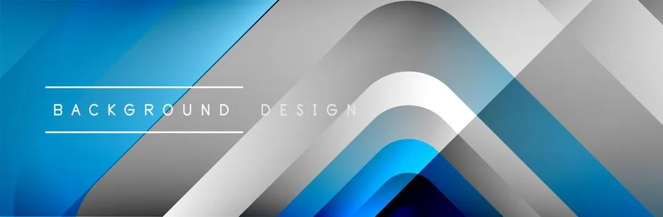 Round squares shapes composition geometric abstract background. Vector Stock Illustration