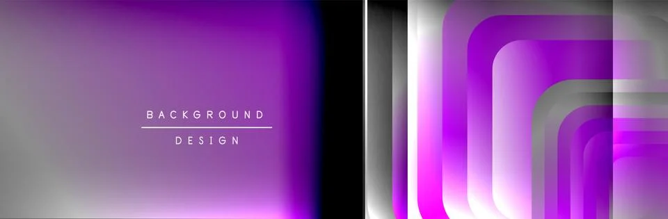 Round squares shapes composition geometric abstract background. Vector Stock Illustration