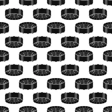 Round stadium pattern seamless vector Stock Illustration