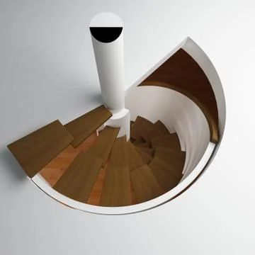 Round stair Stock Photos