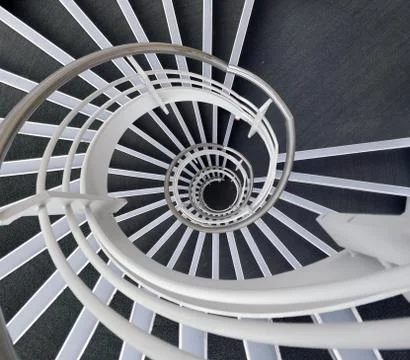 Round stair Foto stock