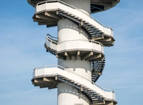 An round staircase Stock Photos