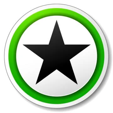 Round star icon Stock Illustration