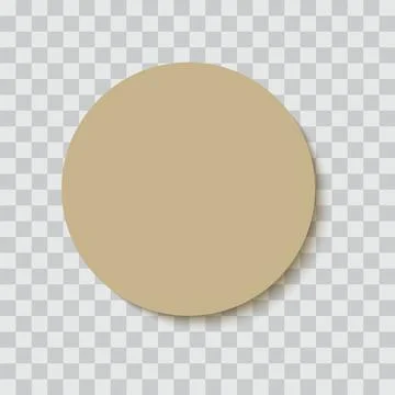 Round sticker badge vector mock up isolated Stock Illustration
