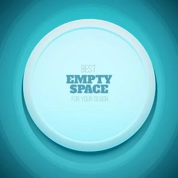 Round sticker Stock Illustration