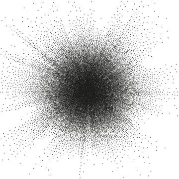 Round stipple pattern. EPS 10 Stock Illustration