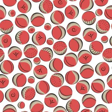Round striped elements with different patterns. Stock Illustration