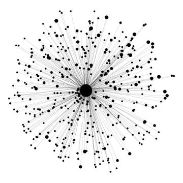 Round structure for design project - vector illustration Stock Illustration