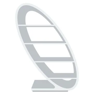 Round style cretive blank empty display shelf with racks. Stock Illustration