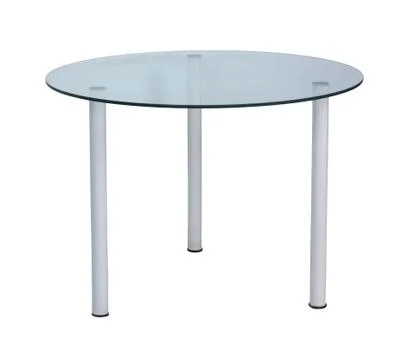 Round table with a glass table-top Stock Photos