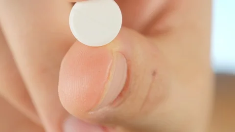 Round tablet Stock Footage 89968855