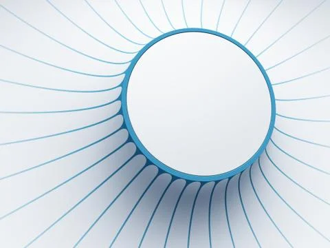 Round tag Stock-Illustration