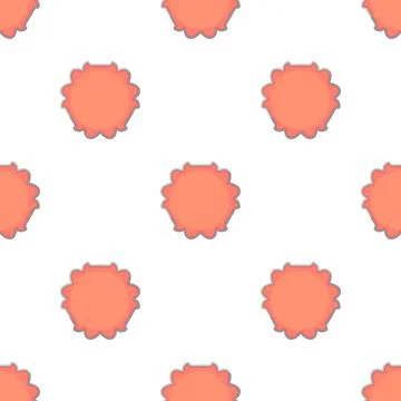 Round tag pattern seamless vector Illustrazione stock