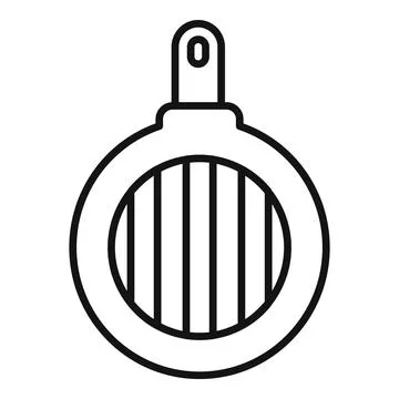 Round tea infuser with vertical slits brewing a perfect cup Stock Illustration