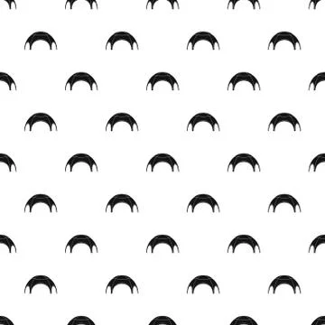Round tent pattern seamless Illustrazione stock