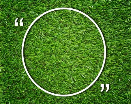 Round Text Box and Quotation Mark Stock Photos