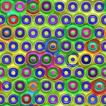 Round tiles seamless generated texture 스톡 일러스트
