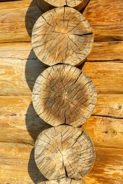 Round timber Stock Photos