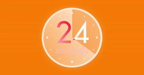 Round Timer Animation.  Stock Footage 220438191