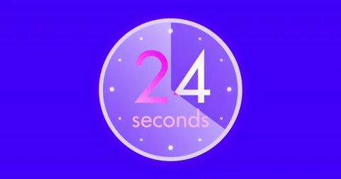 Round Timer Animation.  Stock Footage 220438207
