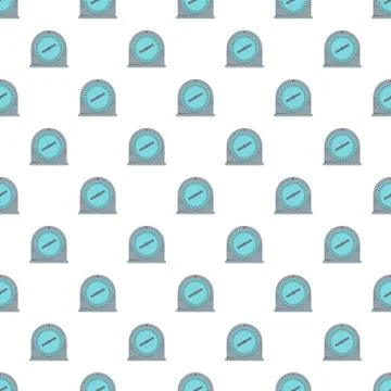 Round timer pattern seamless Stock Illustration