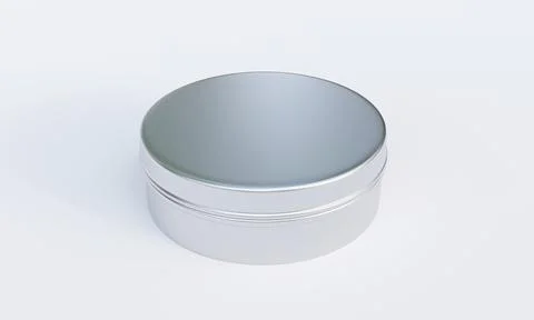 ROUND TIN BOXES Stock Illustration