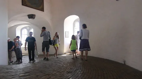 Round Tower in Copenhagen 2 스톡 동영상 40415405