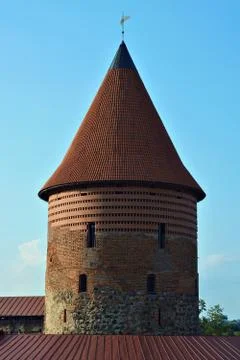 Round tower with a dome. Stock Photos